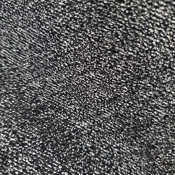 Steve Madden Rakel black silver sparkle spike heel open toe sock booties 7.5 - Picture 10 of 14